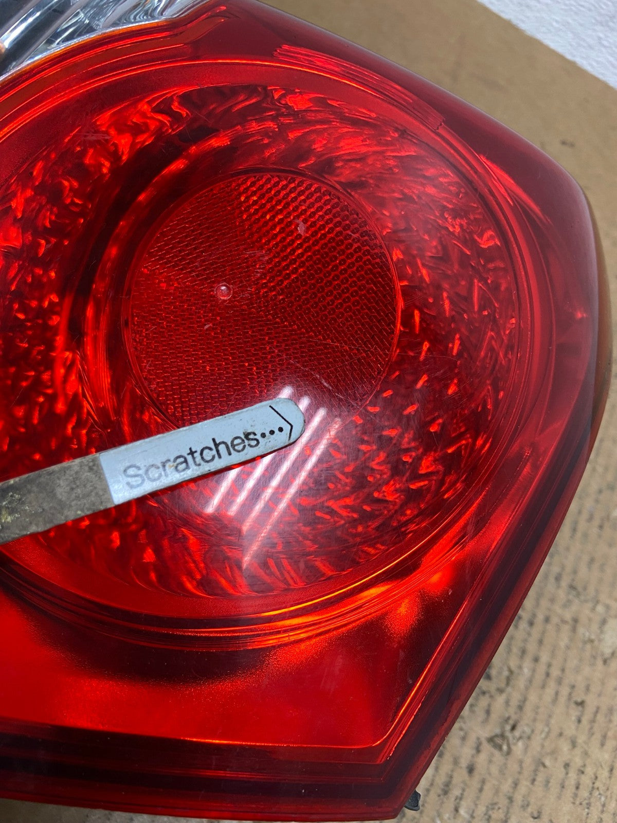 2011 2012 2013 2014 Chevrolet Cruze Left Driver LH Side Tail Light AE1646 LK3