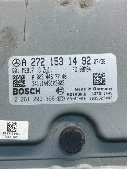 2006 to 2011 Mercedes 3.5L ECU E350 ML350 R350 Engine Computer Module AG9741 DG2