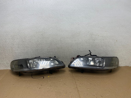 2001 - 2002 Honda Accord Left + Right Side LED Black Smoke Headlight t5681 DG0