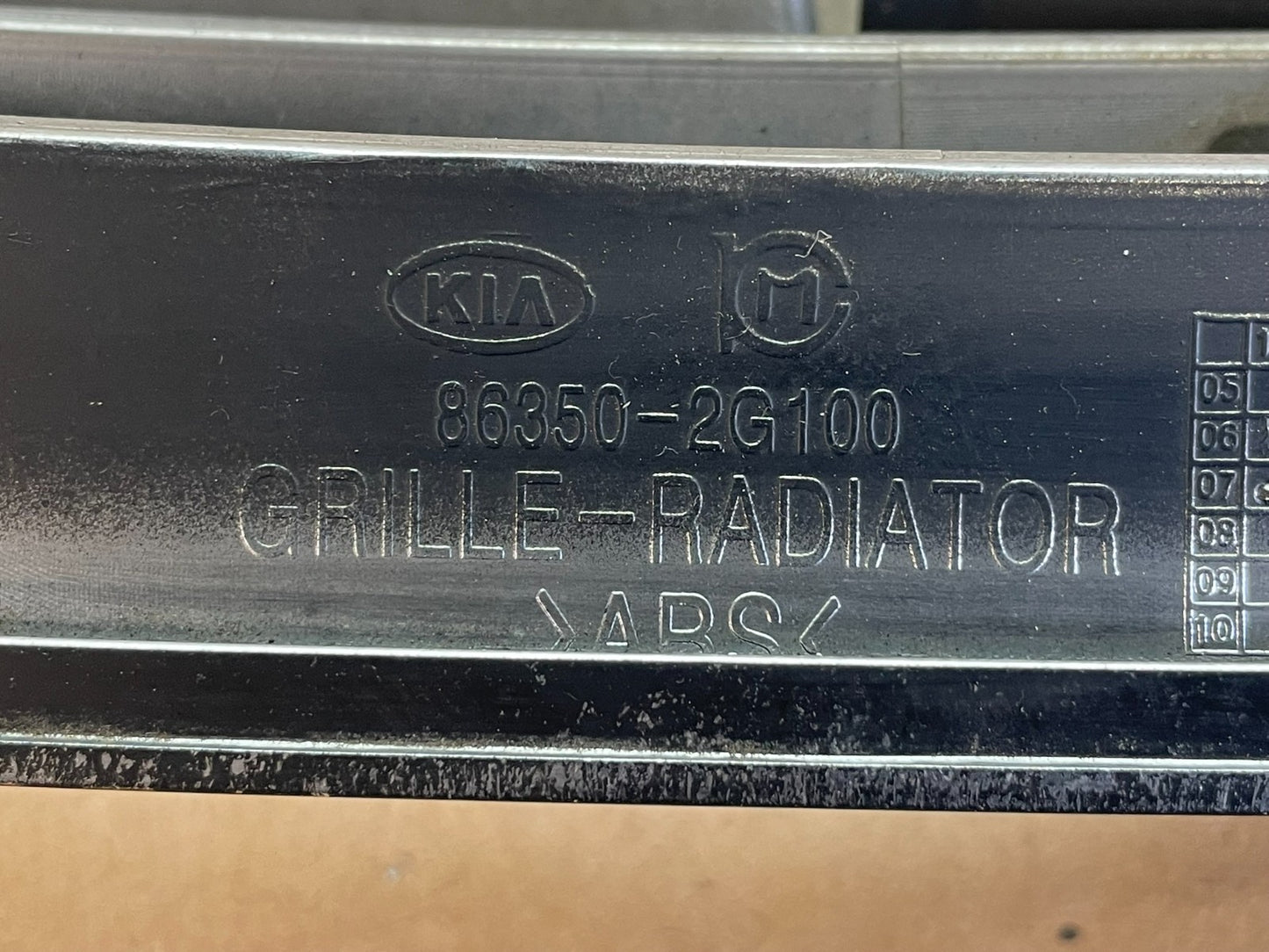 2006 2007 2008 Kia Optima Upper Grille Grill Chrome AF8784 DG4