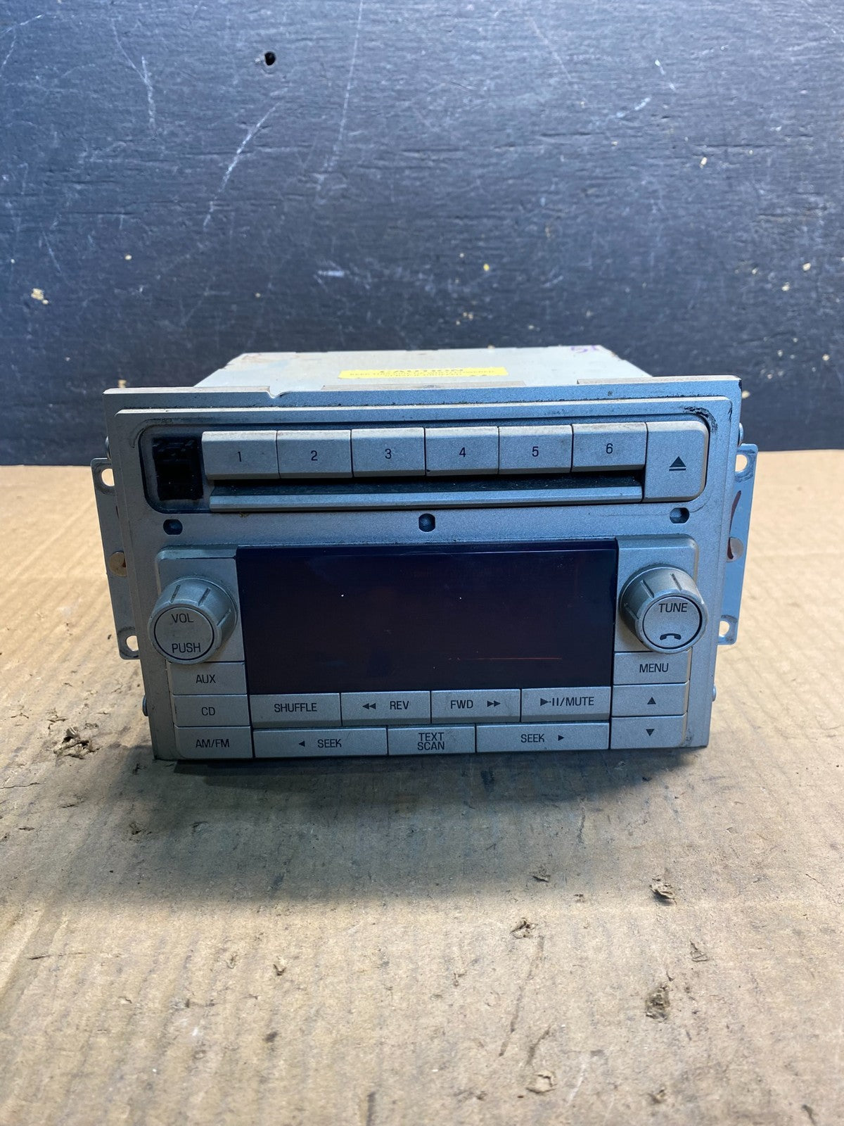2007 Lincoln Mkx Am Fm Cd Player Radio Navigation Screen Display aa7879 DG0
