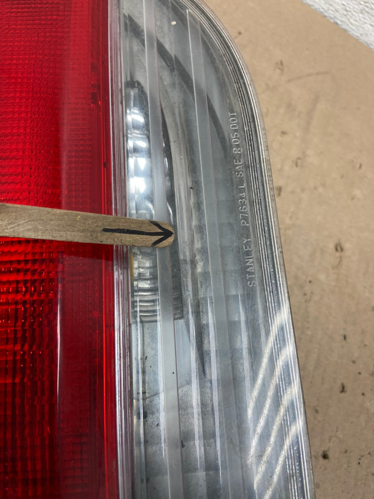 2008 to 2010 Honda Odyssey Left Driver LH Side Tail Light Inner AG6770 LK4