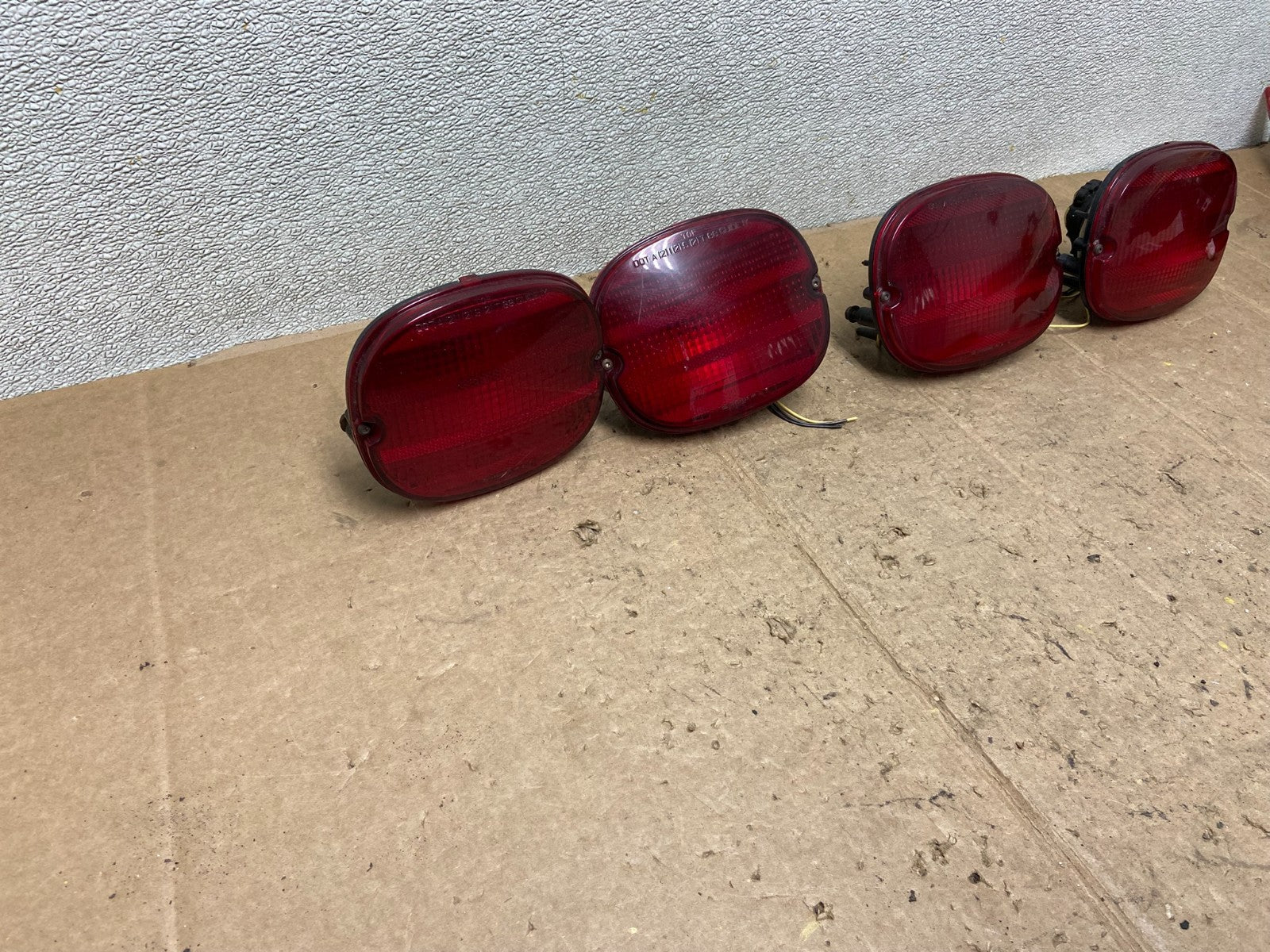 1991 to 1996 Chevrolet Corvette C4 Rear Set 4pcs Tail Lights AA4199 DG2