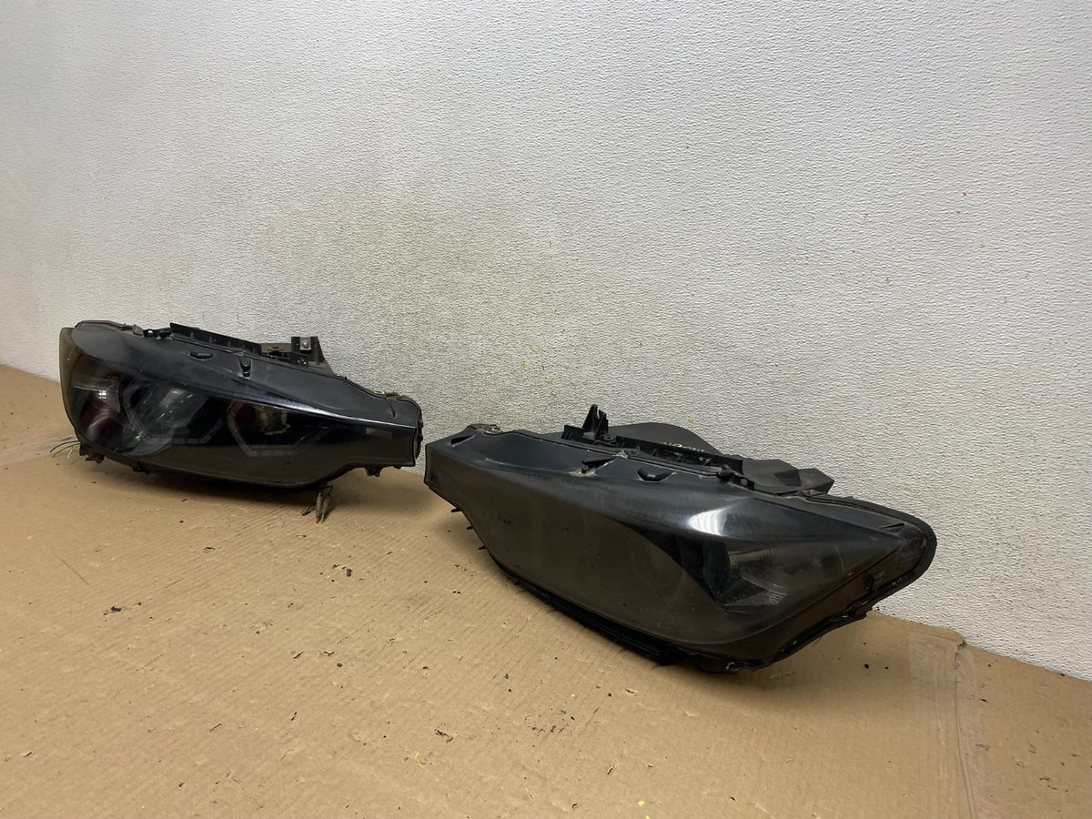 2012-2015 Bmw 3 Series F30 Sedan Left+Right Set Black LED Headlights AH5816 DG2