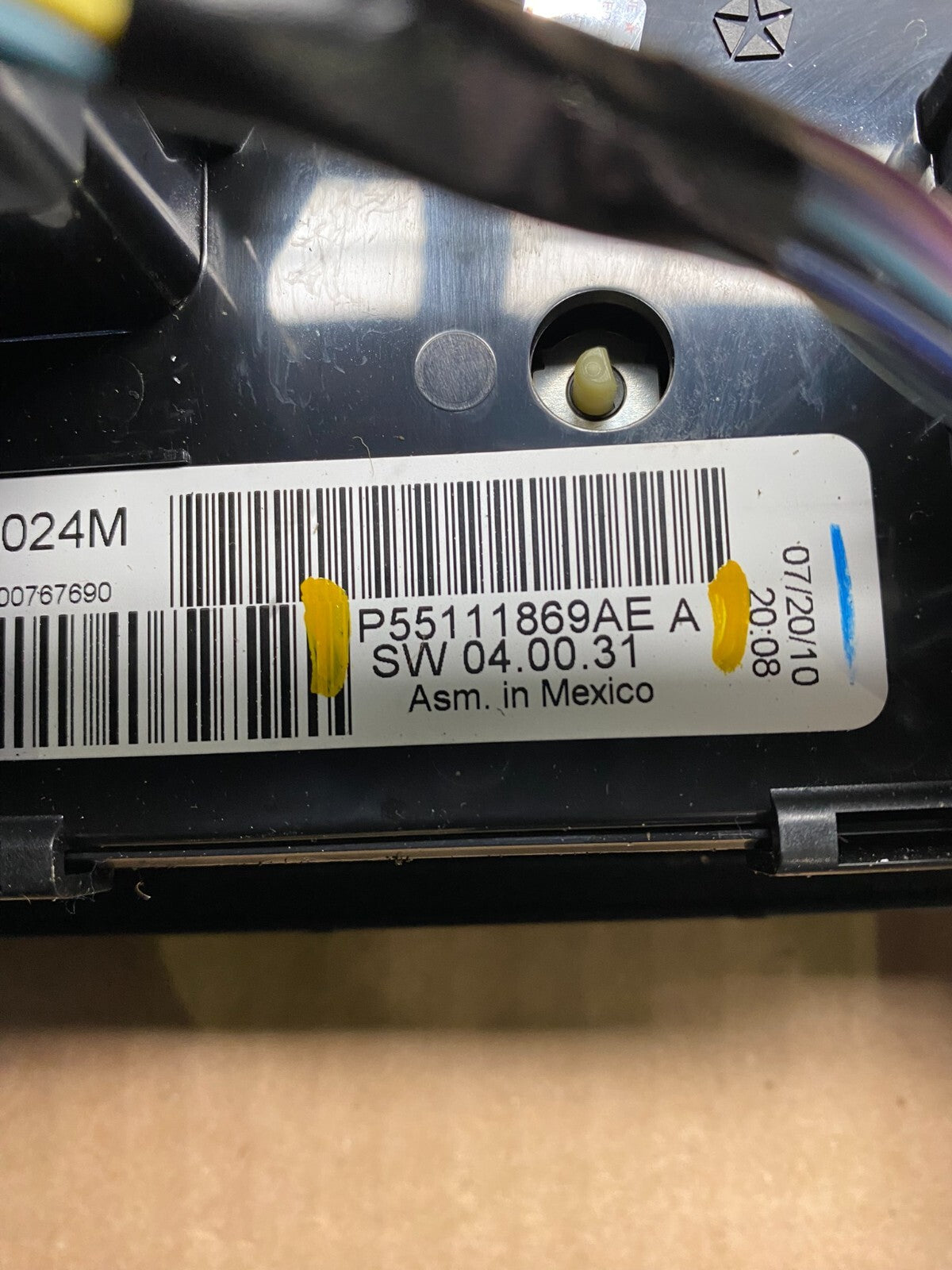 2009 2010 2011 Volkswagen Routan Ac Heater Climate Control p55111869ae C4264 DG16