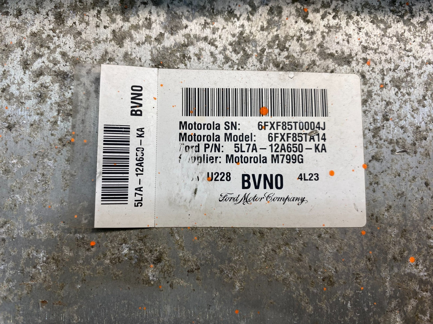 2005 Lincoln Navigator 5.4L Engine Module ECU ECM PCM 5L7A-12A650-KA AD9779 DW2