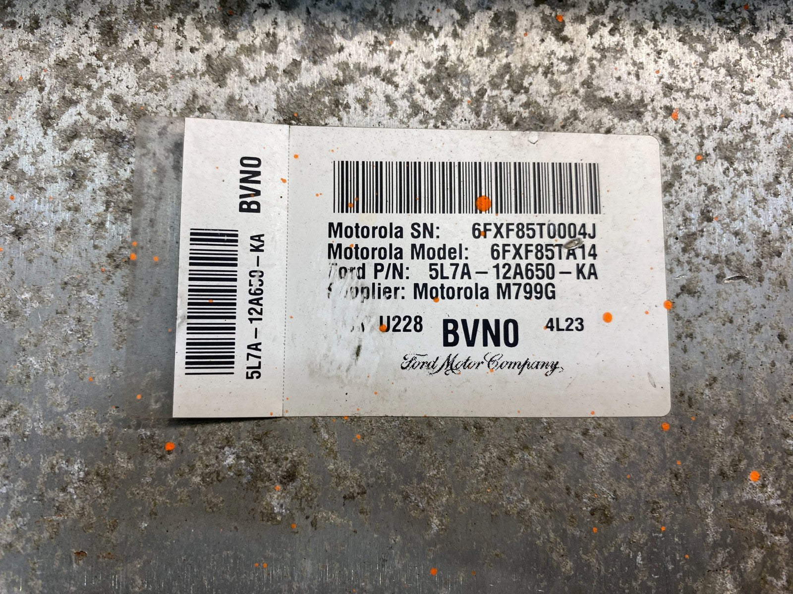 2005 Lincoln Navigator 5.4L Engine Module ECU ECM PCM 5L7A-12A650-KA AD9779 DW2