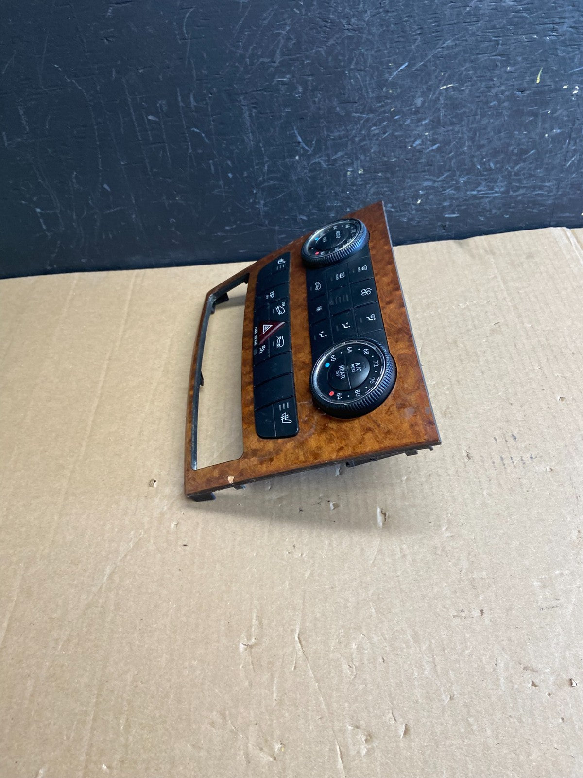 2007-2012 Mercedes X164 GL350 GL450 Climate Control Bezel Wood Switch AE4403 DG2