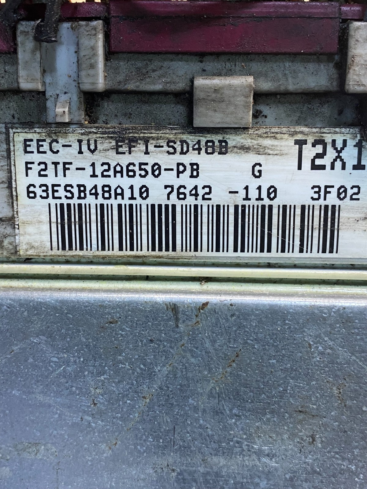 1991 1993 Ford Truck 5.8L Engine Control Module Unit Ecu Ecm AG5978 DG2