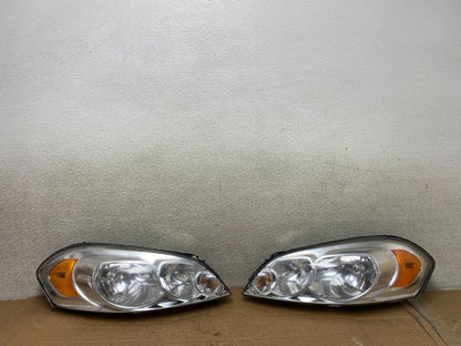 2006 - 2013 Chevrolet Impala Left+Right Set Headlights Halogen Z1395 DW0