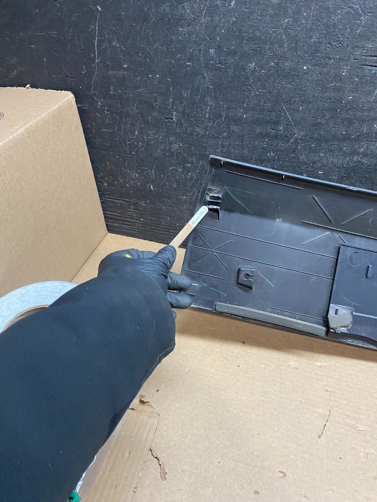 2011 to 2018 Dodge Grand Caravan Tail Gate Trim Molding With Camera OEM V7012 DG11