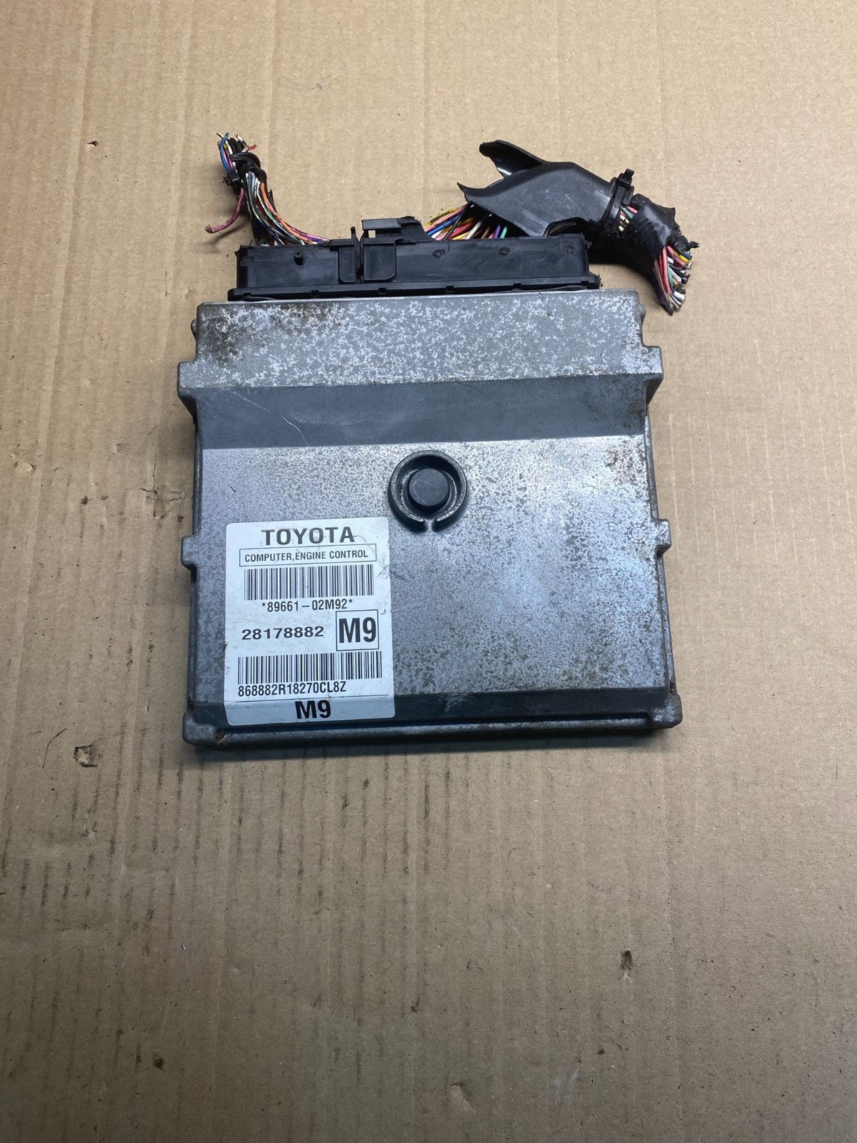 2009 to 2010 Toyota Corolla Engine Control Computer ECU PCM Oem AC0452 DG0