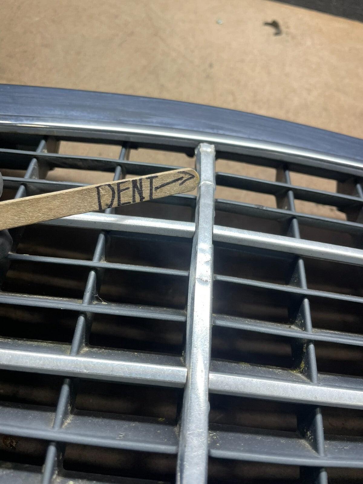1994 to 1998 Mercedes-Benz W140 S600 S500 S320 Front Upper Grille OEM m51774