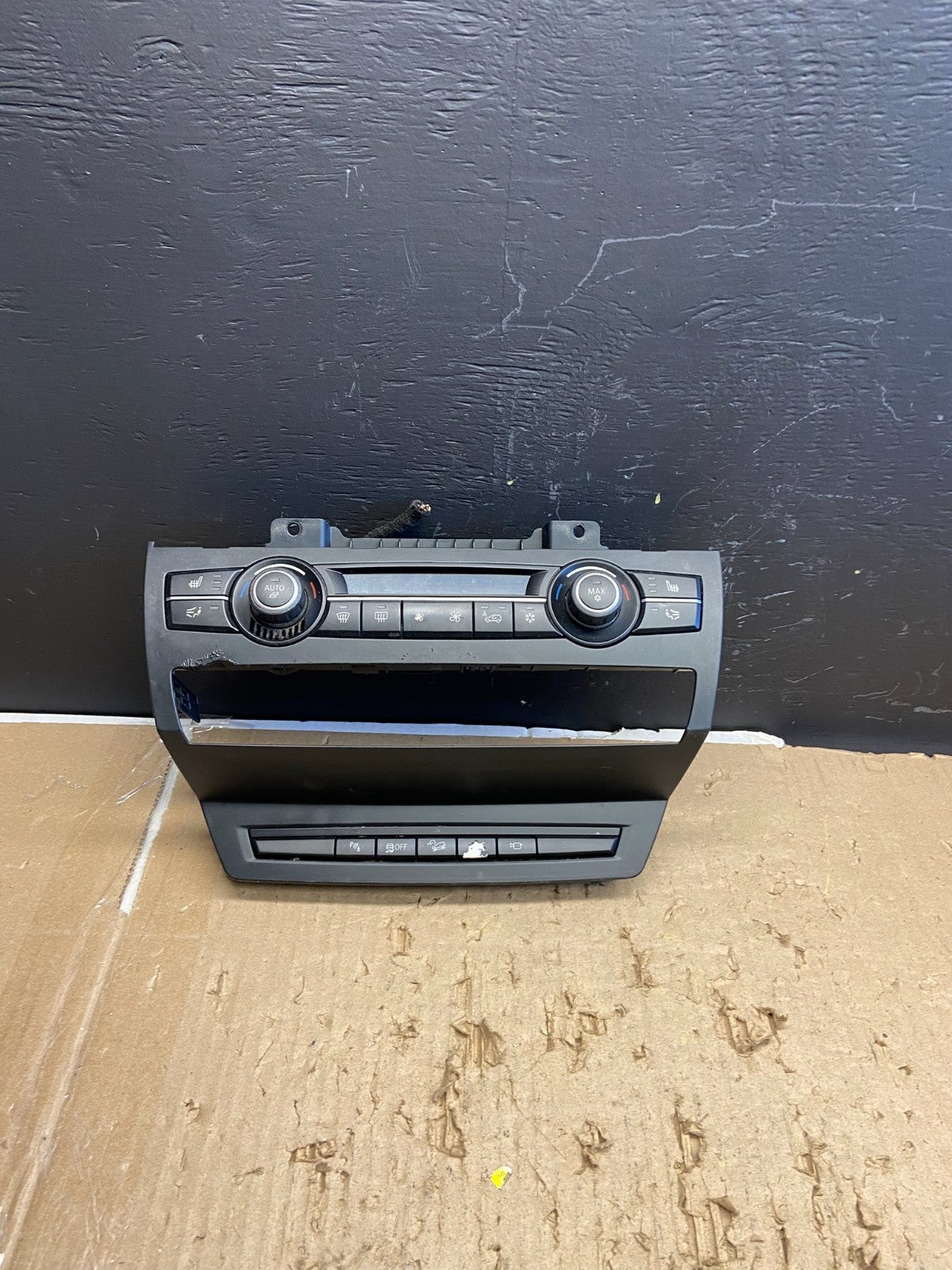 2007-2013 Bmw X5 AC Heater Climate Control Temperature Panel Trim Oem AB5842 DG0