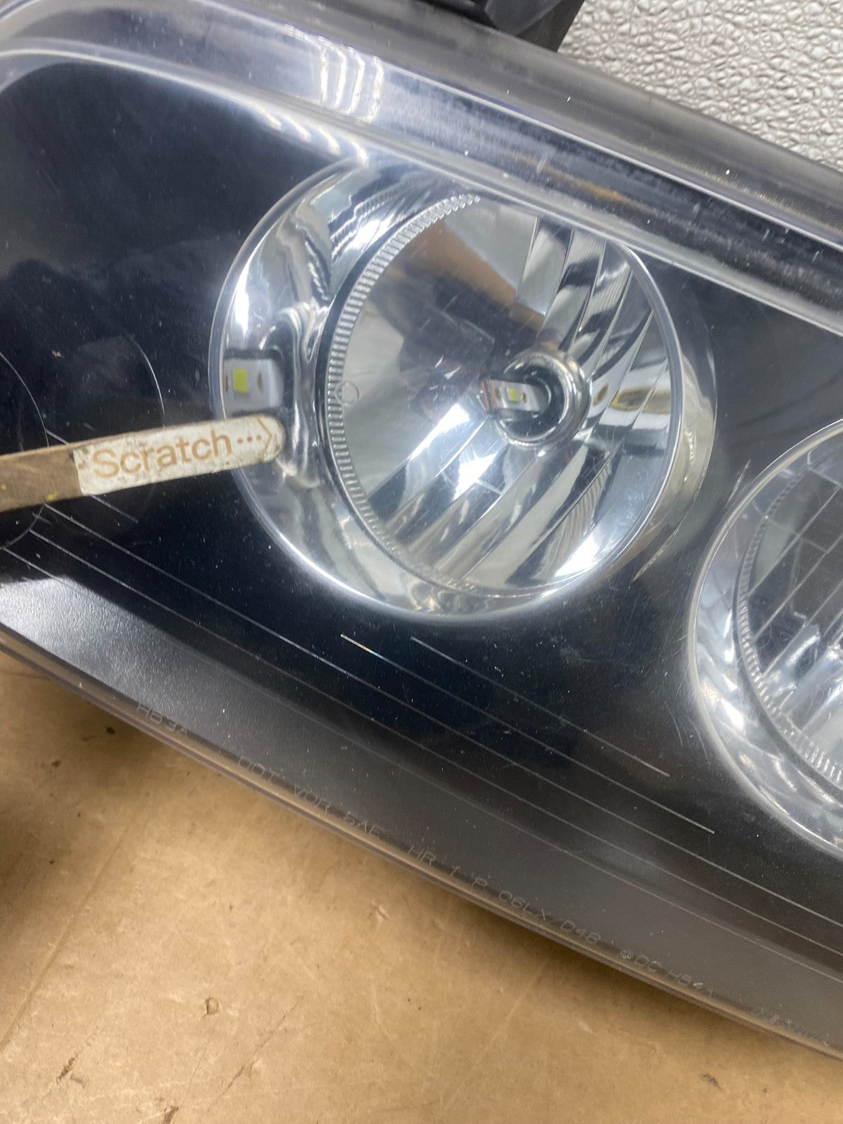 2007 to 2010 Dodge Charger Left+Right Set Side Headlights X5543 DW5