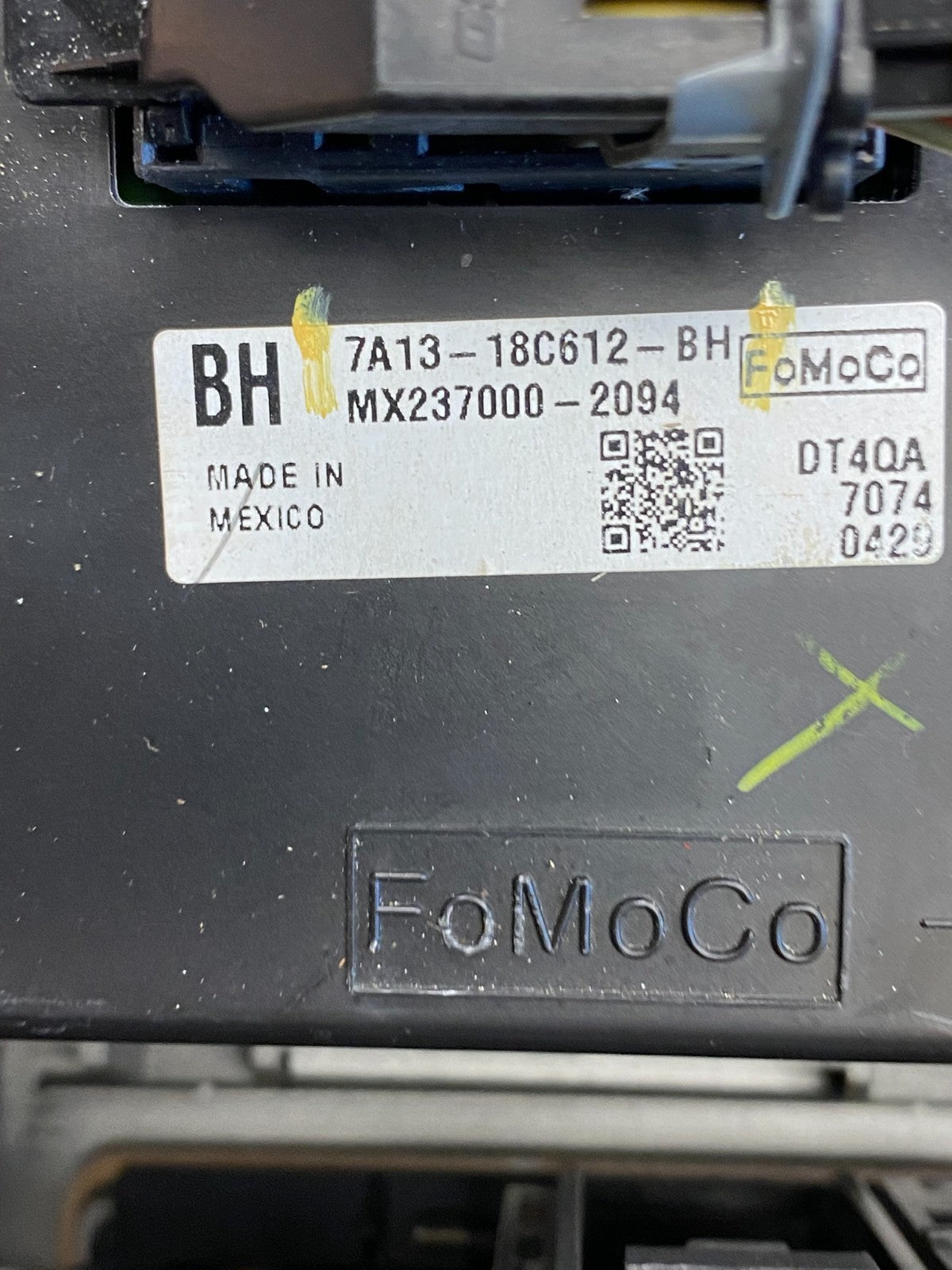2007-2008 Lincoln MKX Temperature Climate Control Heat Seat Radio Bezel AC92847