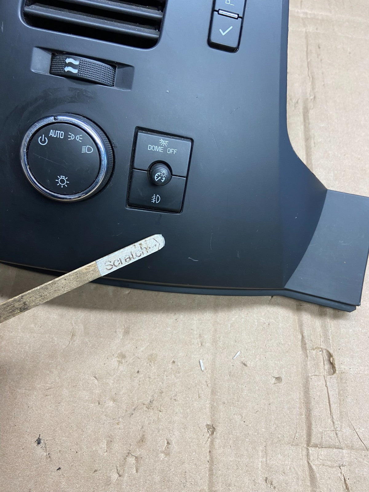 2007 to 2014 Silverado Front Left Driver Headlight Switch Air Vent AD7106 DG3
