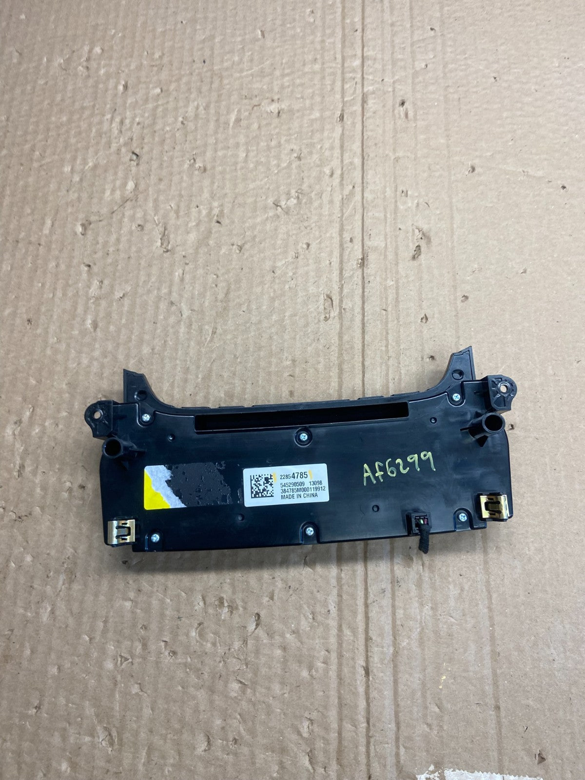 2013 Chevrolet Malibu AC Heat Temperature Climate Control AF6299 DG3