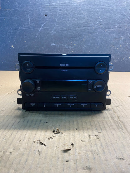 2006 to 2009 Ford Explorer Mountaineer Radio 6 CD Player AM/FM AE7449 DG0
