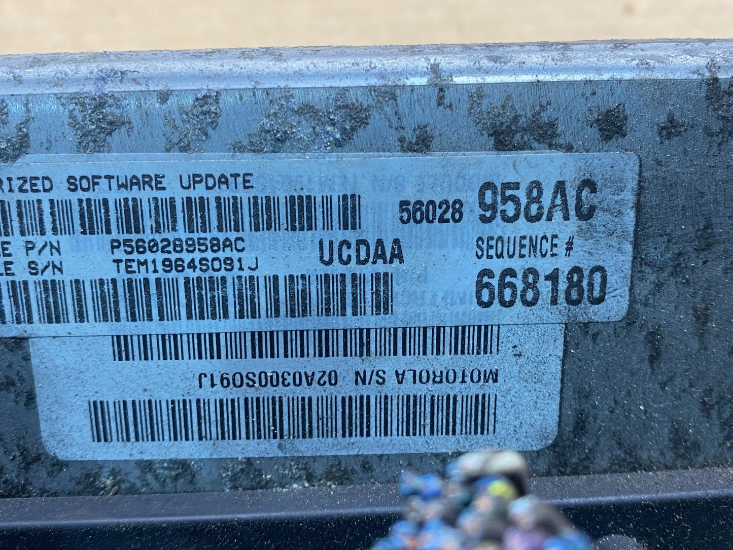 2005 Dodge Ram 1500 Engine Computer 5.7L V8 ECM ECU P56028958AC af7751 DG2