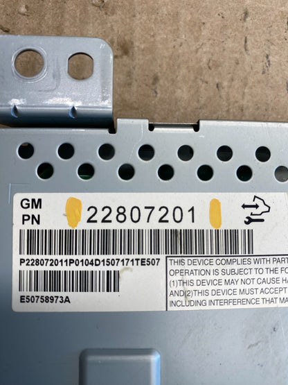 2010 - 2011 Chevrolet Equinox Radio Display Screen Information Dash Oe ac6716 DG4