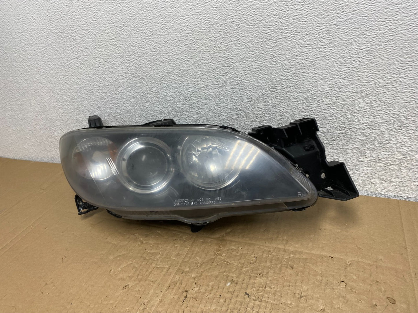 2004 to 2009 Mazda 3 Sedan Right Passenger Rh Side Headlight DEPO AC3877 DW1