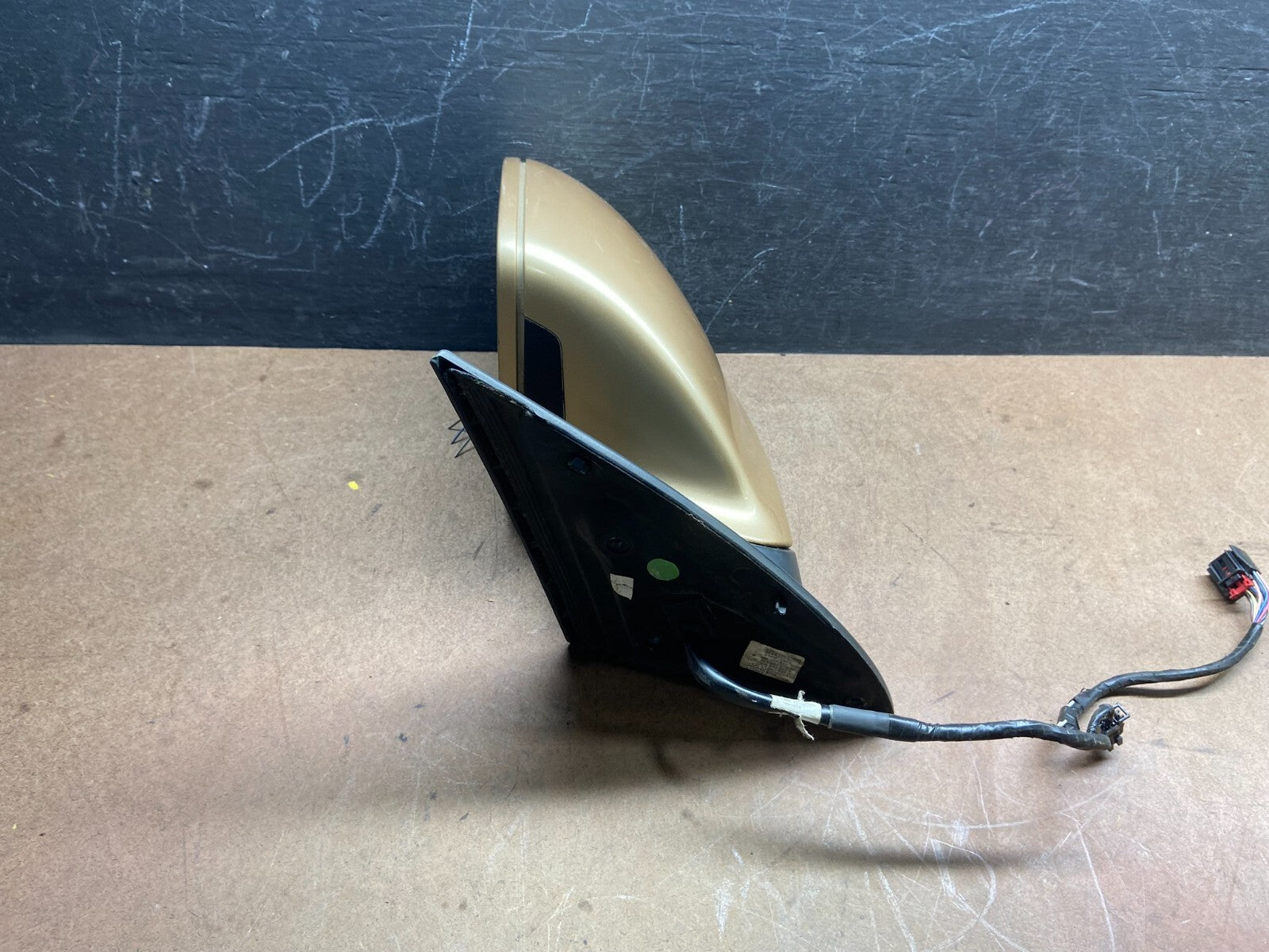 2007 2009 Audi Q7 Left Lh Side View Heated Door Mirror Blind Spot i1850 DG3