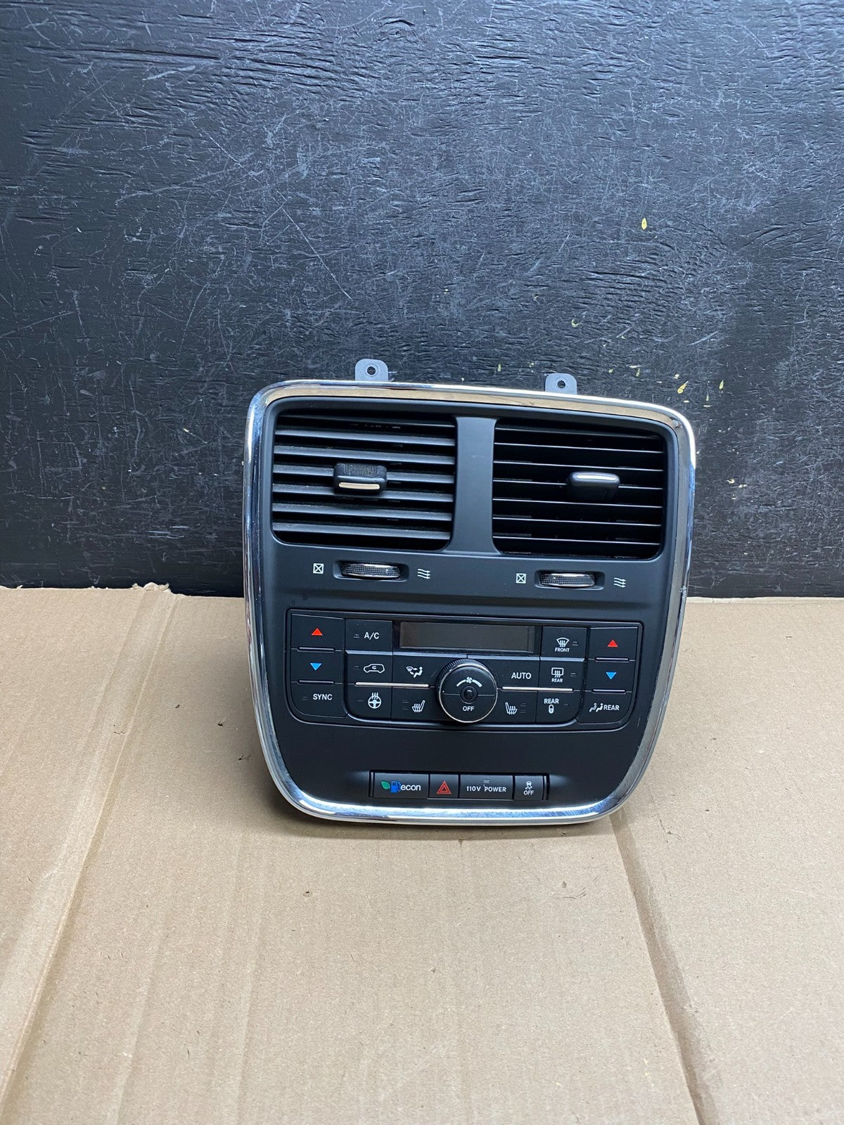 2011-2016 Chrysler Town Country Climate Control Panel Center Dash Trim AH5241 DW0