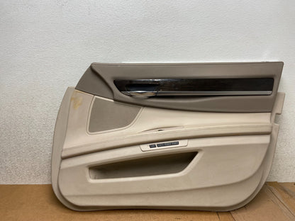 2009 to 2015 BMW 740i 750i 535i F01 F02 Front Right Interior Door Panel r4704 DG0