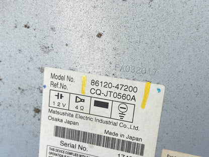 2006 to 2009 Toyota Prius OEM Radio AM/FM CD Player Oem t9336 DG6