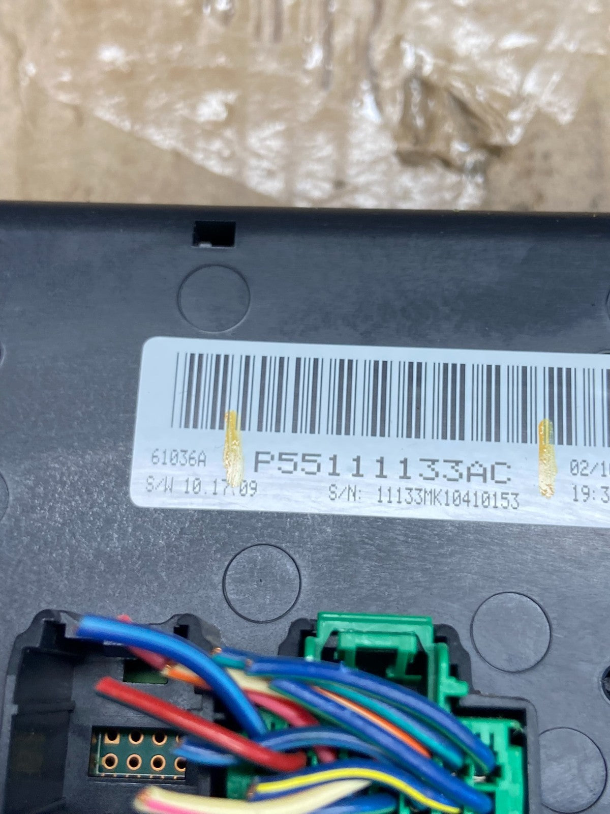 2009-2013 Jeep Patriot Dash Climate Temperature Control Radio Bezel OE ae1947 DG5