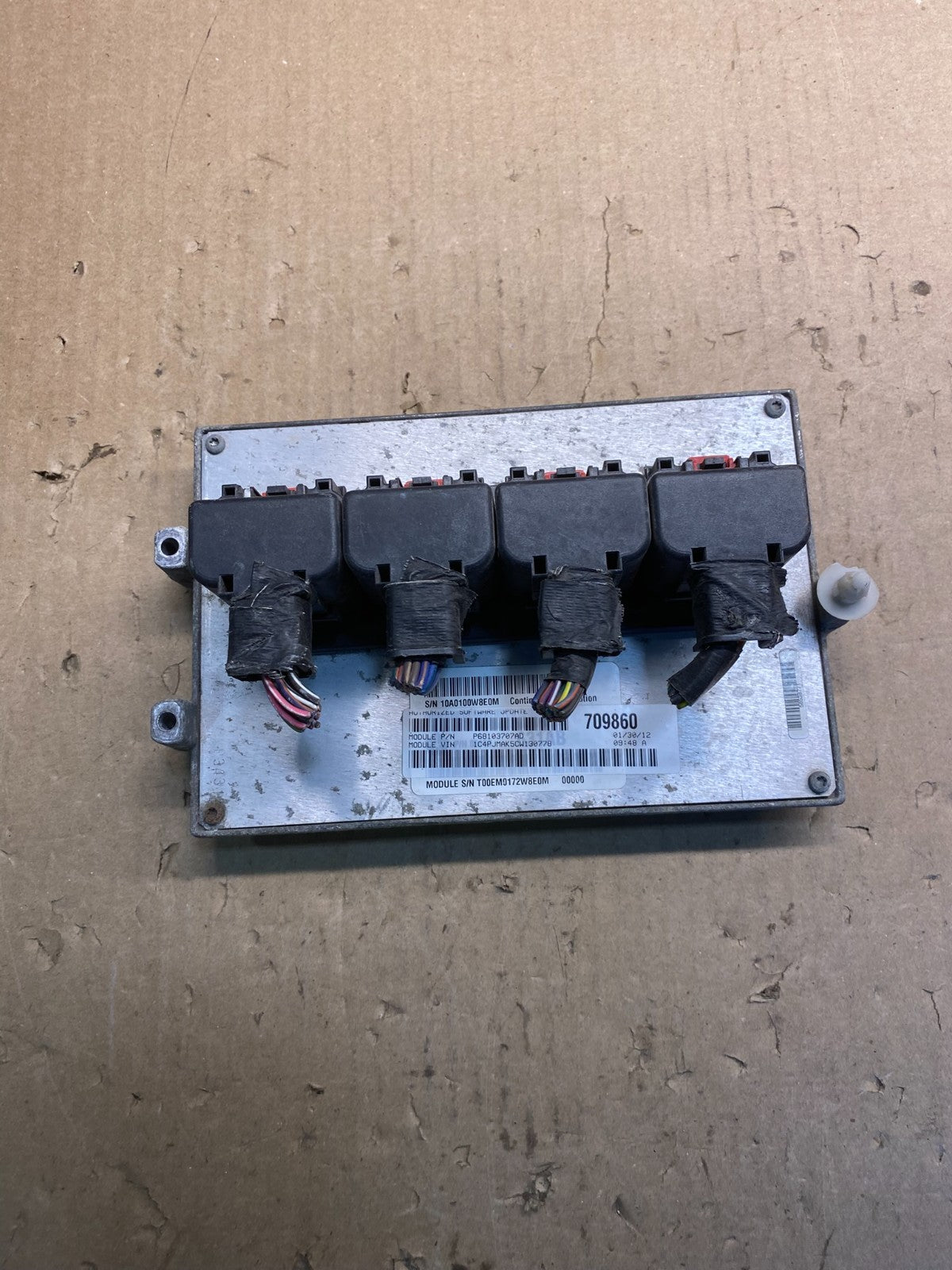 2012 Jeep Liberty 3.7L Engine Control Unit ECU ECM P68103707AD OEM ac0724 DG0