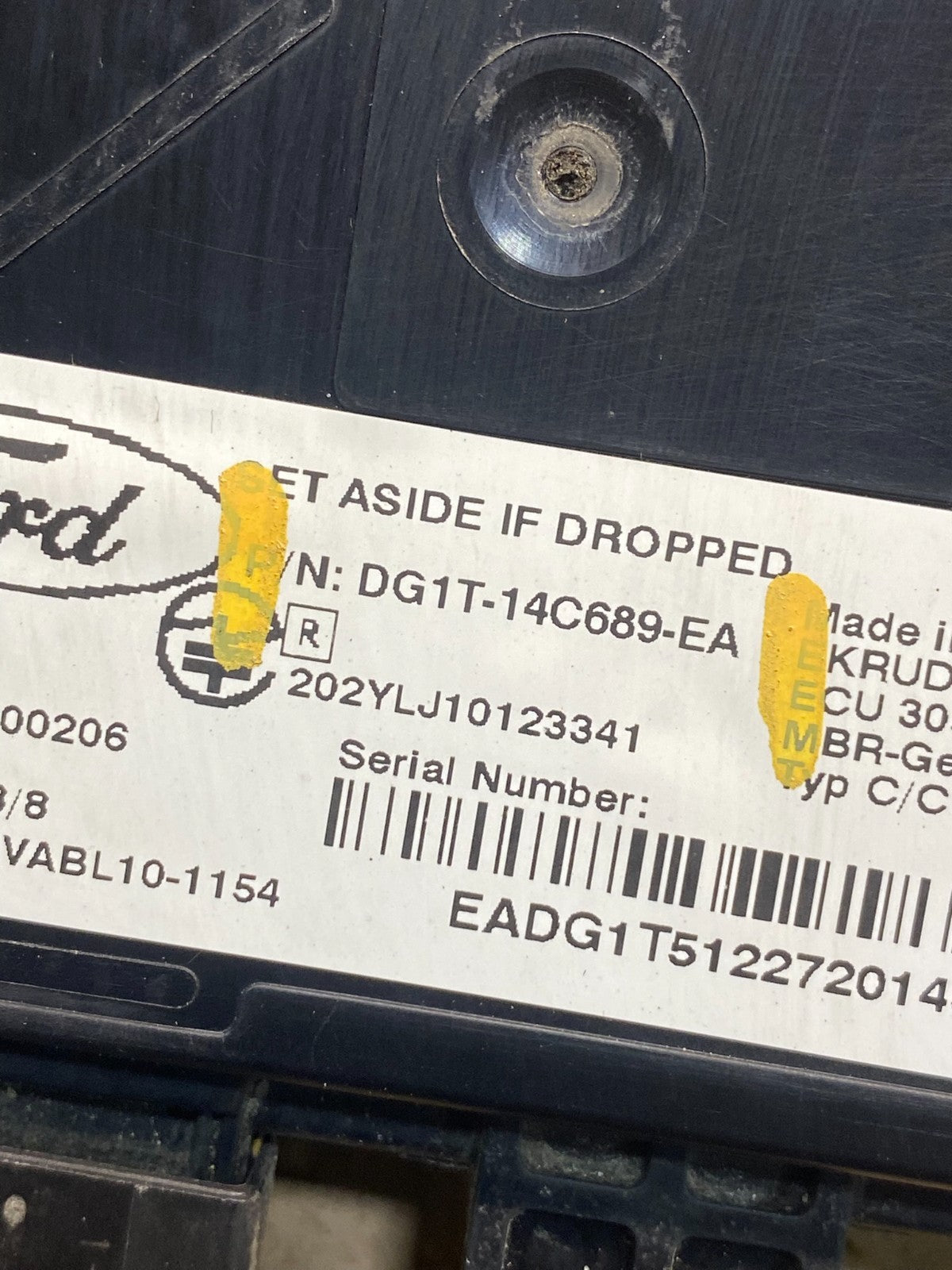 2013 to 2018 Ford Lincoln Rear Radar Blind Spot Module AE7445 DG2