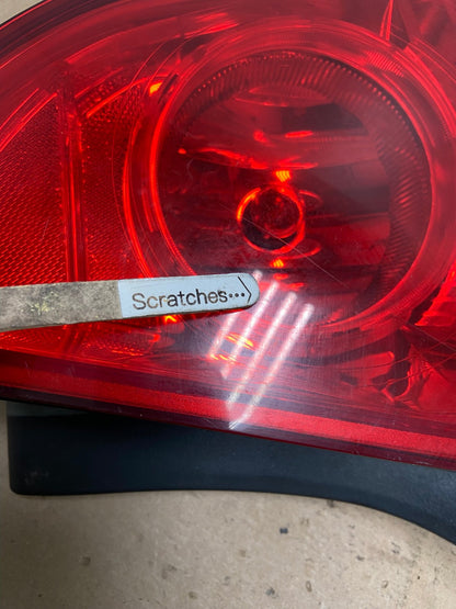 2008 2012 Chevrolet Malibu Right Passenger RH Side Tail Light AF5087 LK3