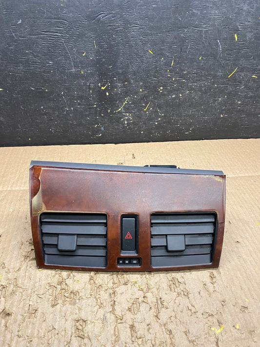 2010 to 2013 Mazda 3 Center Dash Hazards Air Vent Cover Clock Switch v7315 DG0