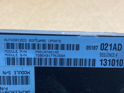 2008 2010 Dodge Charger 3.5L Engine Control p05187021ad ECM AD7436 DG2