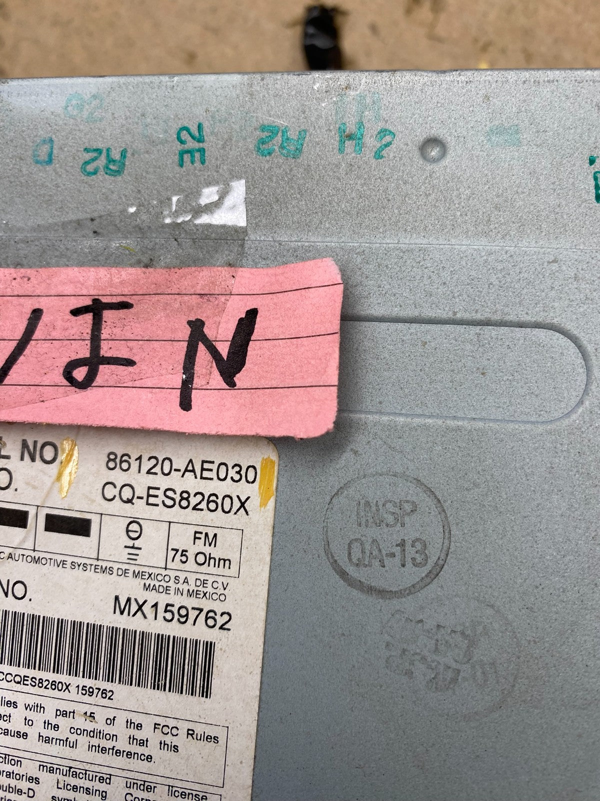 2004 to 2010 Toyota Sienna AM FM CD WMA Mp3 Radio Receiver Oem AB9560 DG4