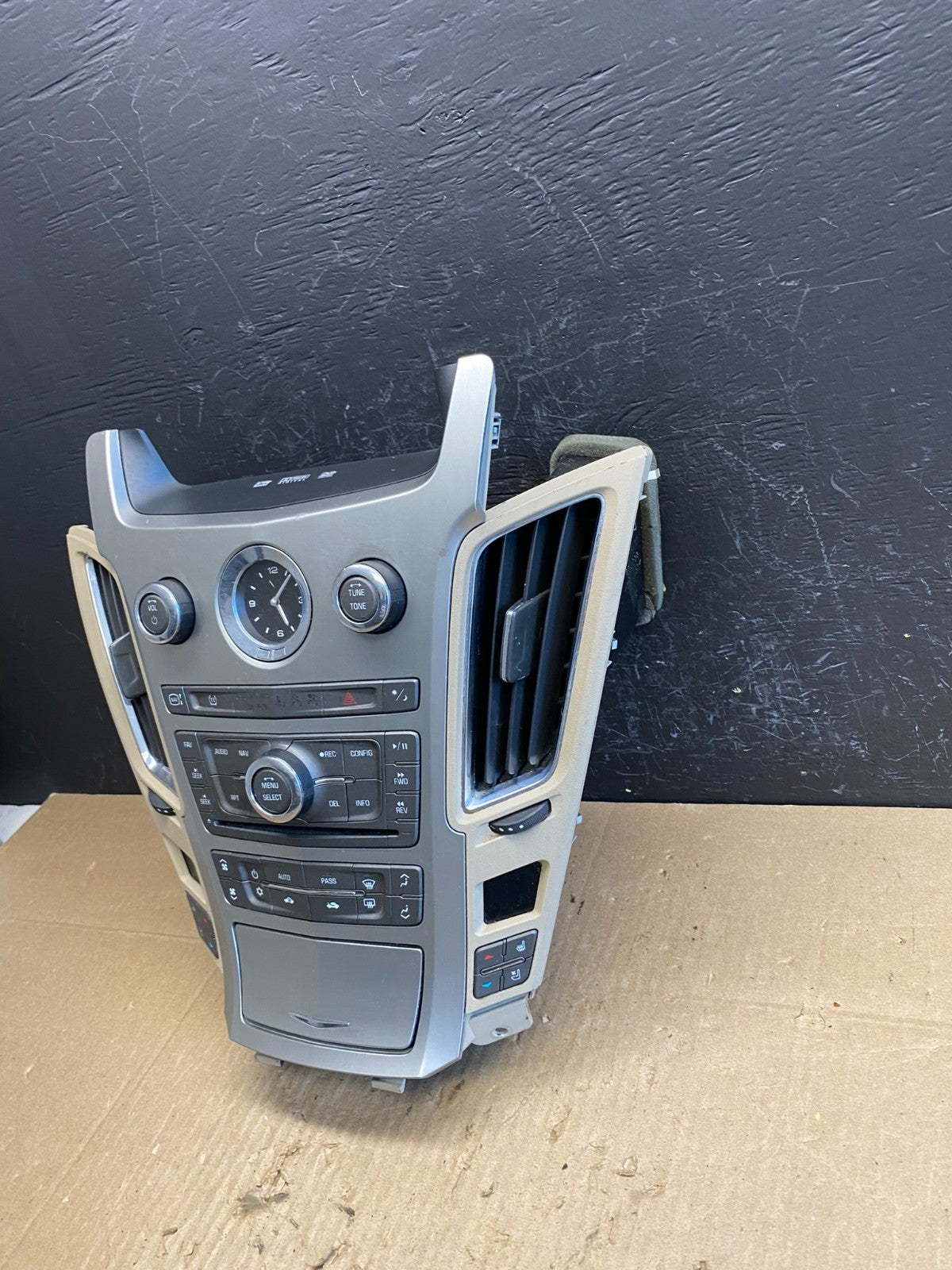 2008-2012 Cadillac CTS A/C Heater Radio Climate Control Panel Bezel OEM ac479 DG5