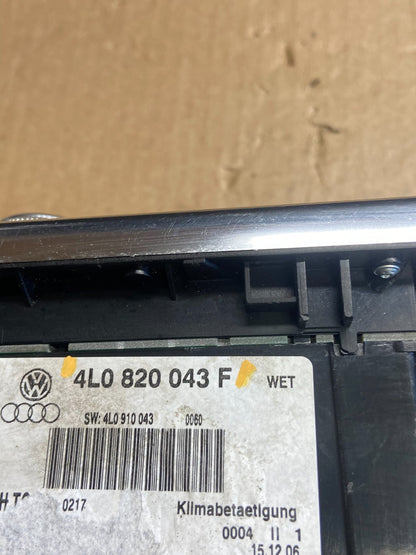 2007 - 2009 Audi Q7 Front Heater AC Dual Climate Control Panel AE3814 DG4