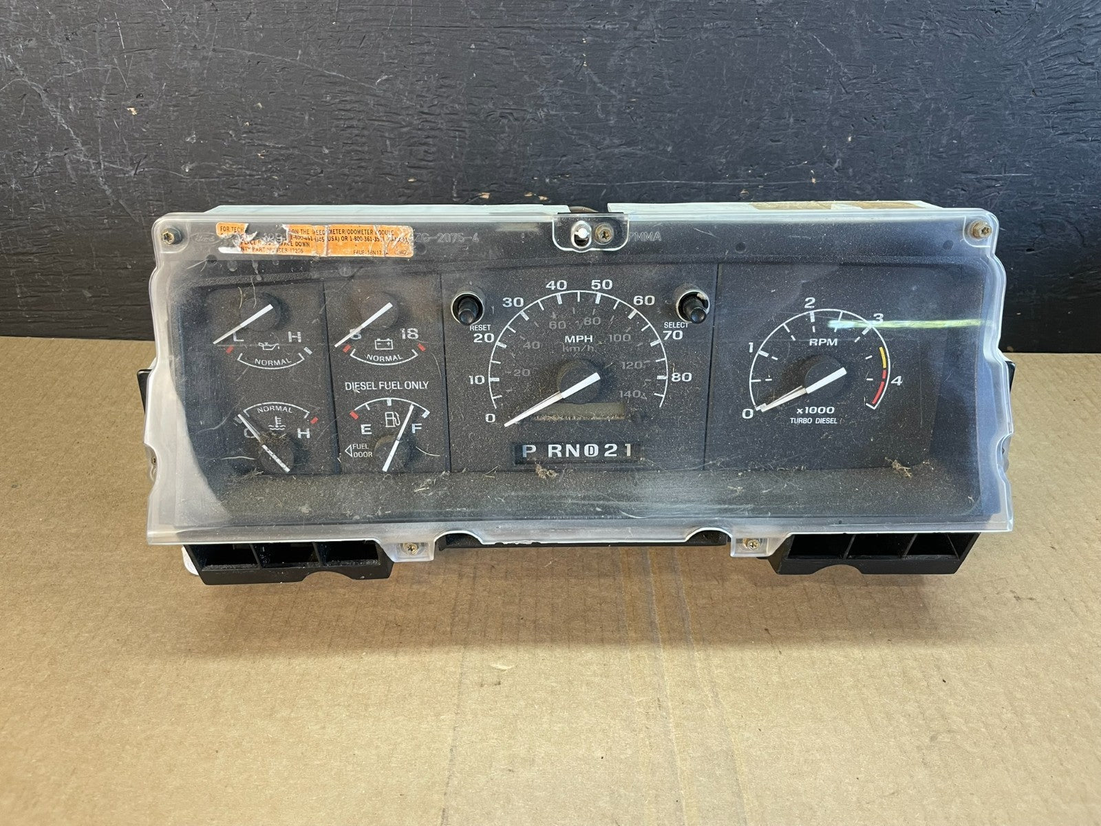 1992 to 1997 Ford F250 F350 Speedometer Cluster Gauge af3564 DG0