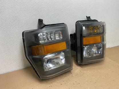 2008 to 2010 Ford F250 Super Duty Left+Right Side Headlights AG6791 DW2