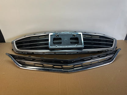 2016-2018 Chevrolet Malibu Front Lower Upper Bumper Grille Grill AG9976 DG0