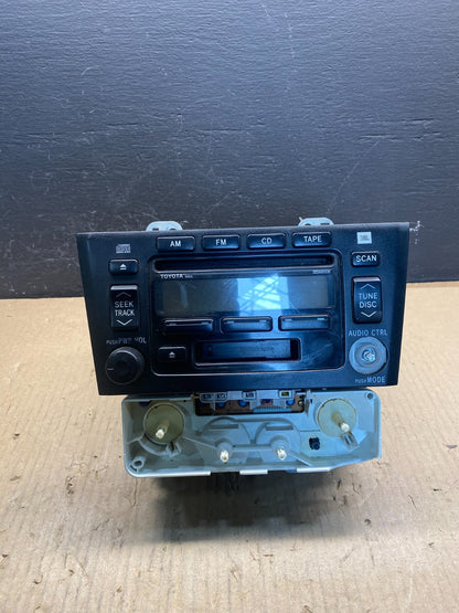2000-2004 Toyota Avalon Radio Stereo 6 CD Tape Player Climate Control AC2421 DG0