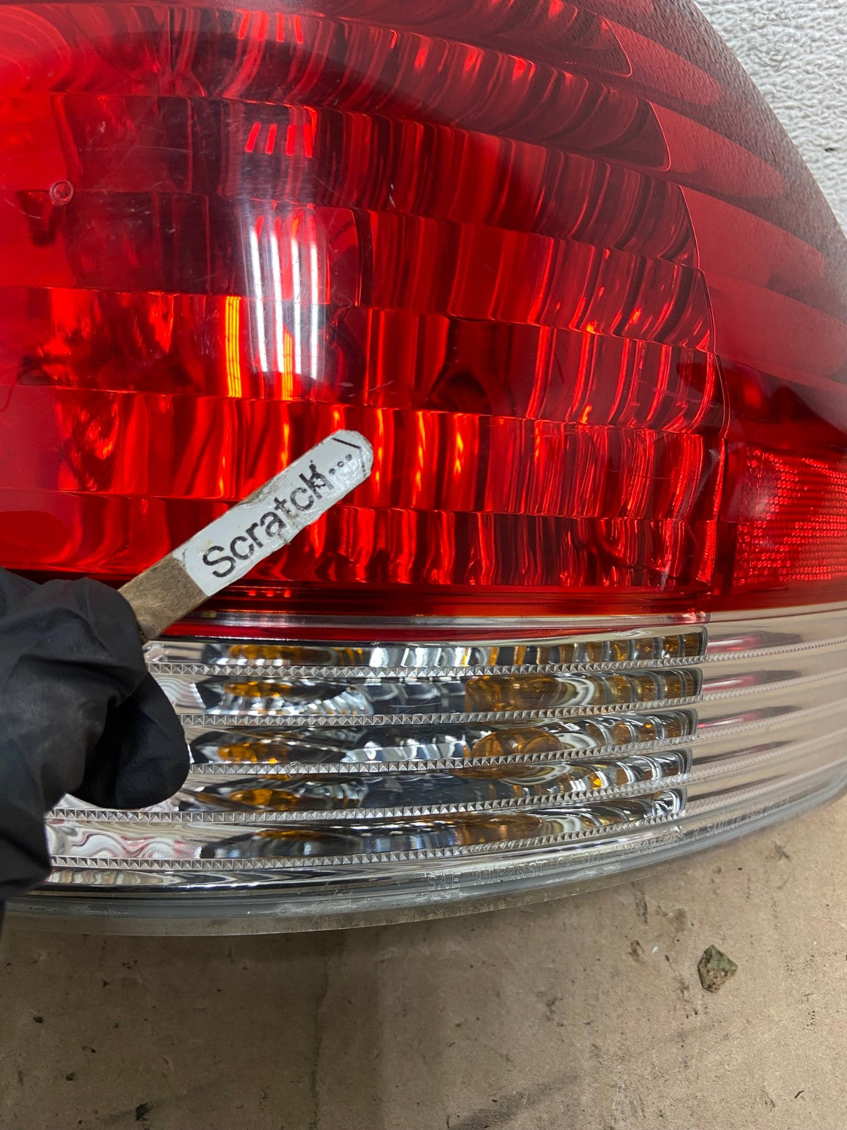 2005 to 2006 Hyundai Santa Fe Right Passenger Rh Side Tail Light AG4779 LK4