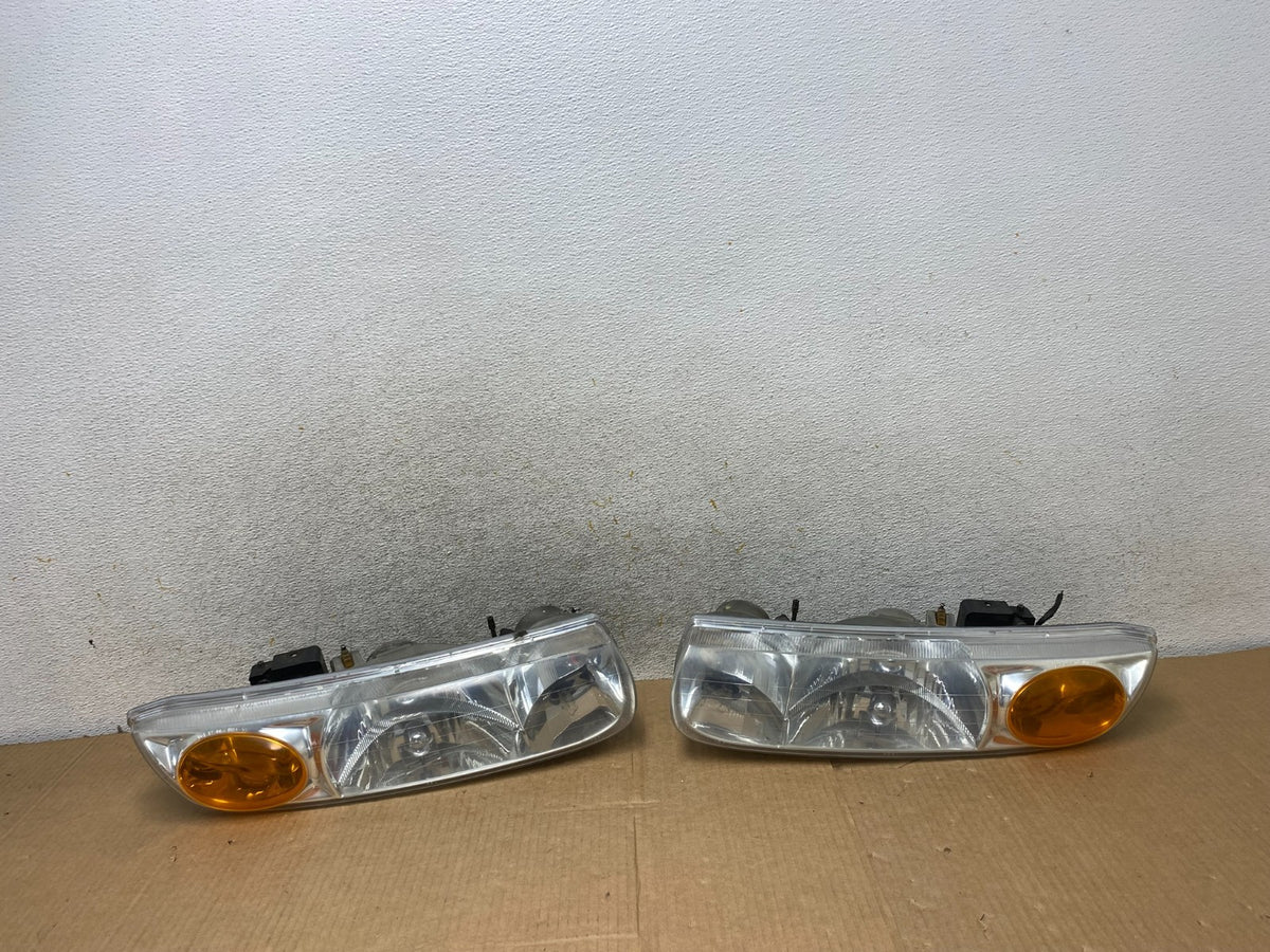 1998 - 2002 Saturn SL SL1 SL2 S Series Left+Right Halogen Headlights AI6894 DW0