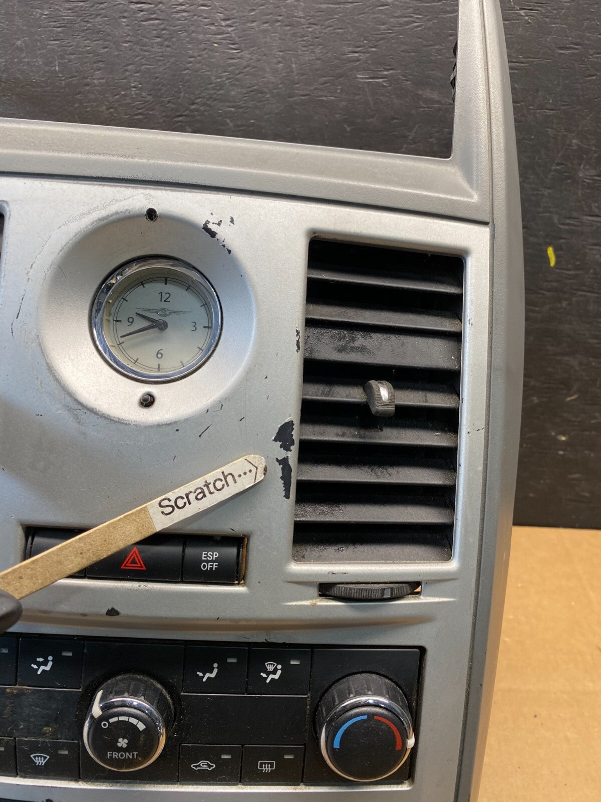 2008-2010 Dodge Grand Caravan Radio Bezel Climate Control Heat AC Heater N5011 D1