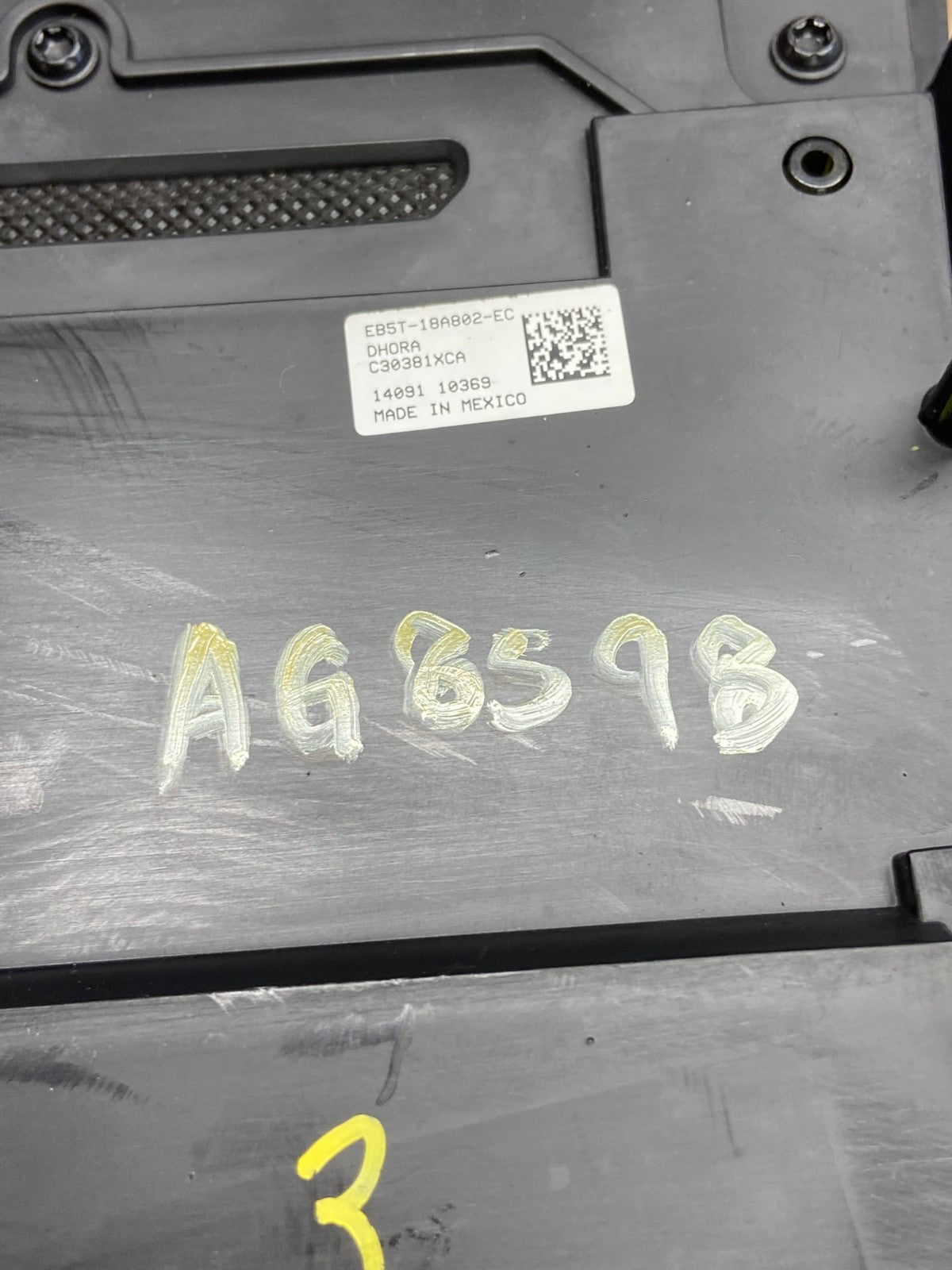 2011 to 2014 Ford Explorer Radio Climate Control Trim Bezel Panel ag8598 DG6