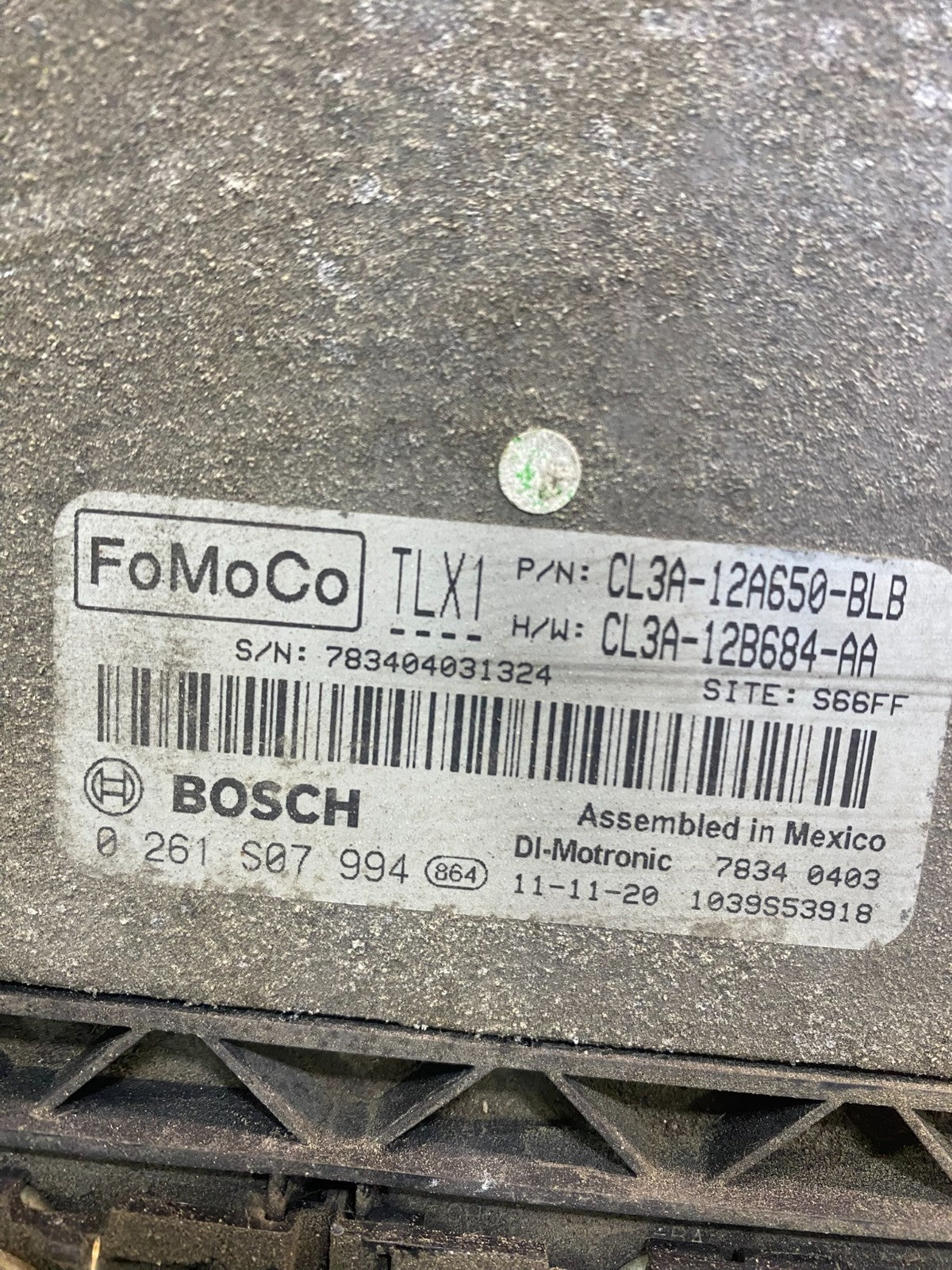 2012 Ford Truck F150 3.5L Ecoboost Engine Control Module ECU ECM AA3156 DG2