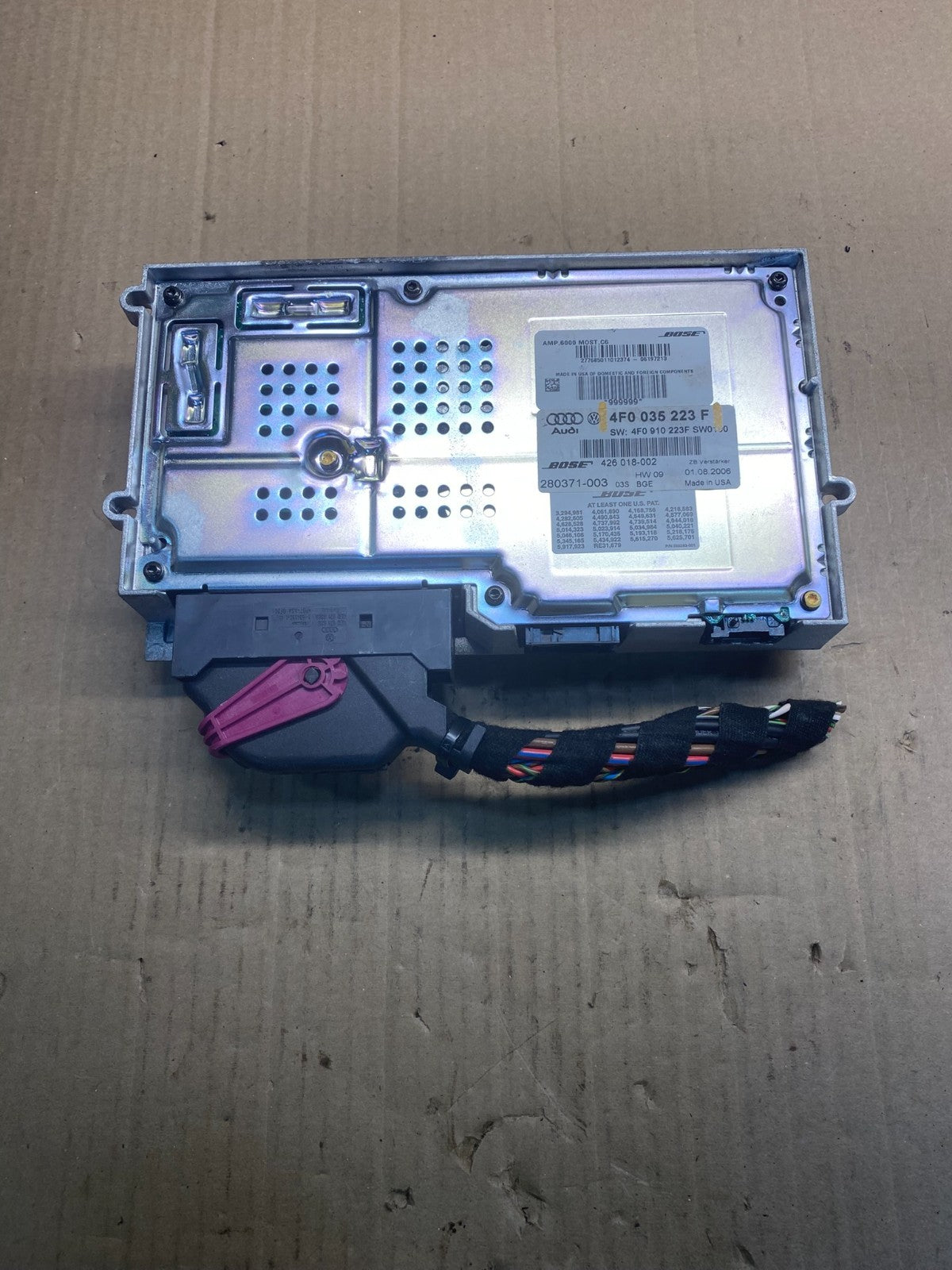 2007-2011 Audi A6 C6 Audio System Sound Amplifier OEM 4f0035223f AC0470 DG1