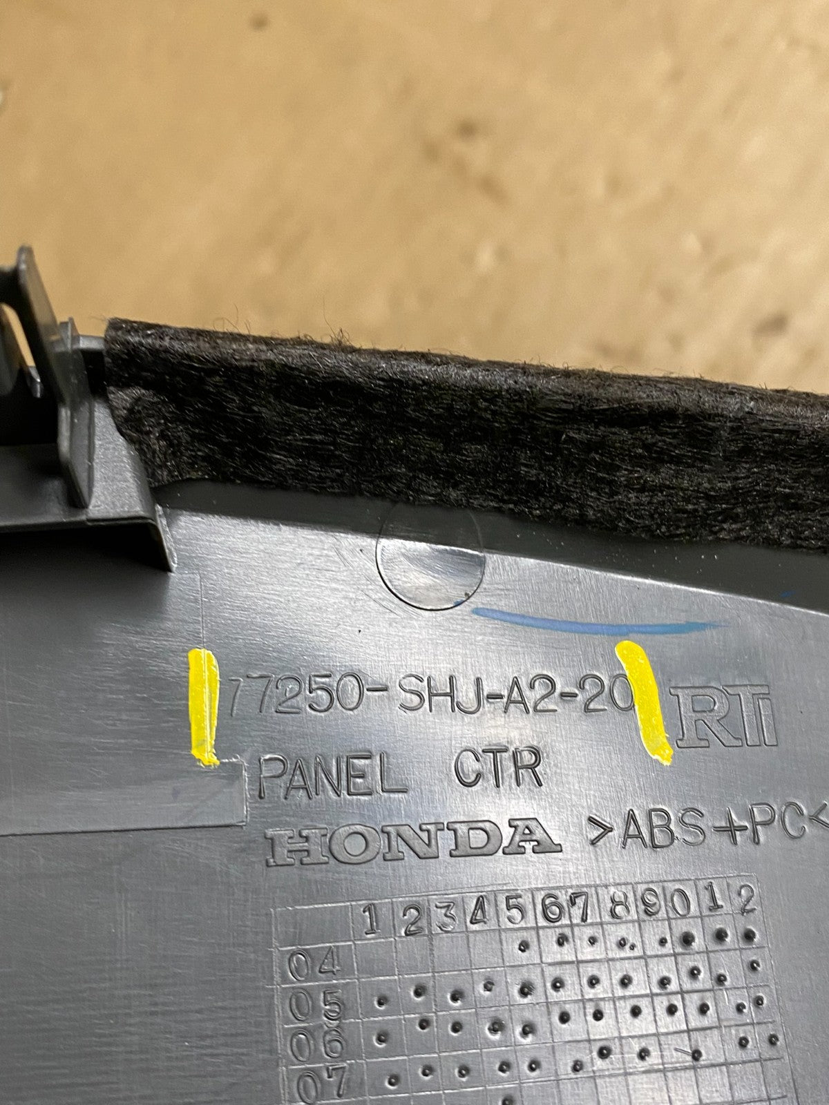 2005 to 2010 Honda Odyssey Radio Climate Control Dash Trim Bezel u5145 DG5